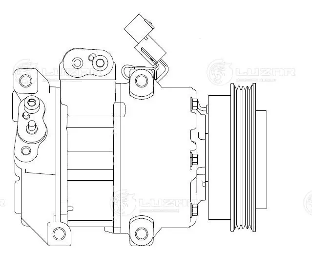 Компрессор системы кондиционирования Luzar LCAC0851 цена, от 227.06 USD