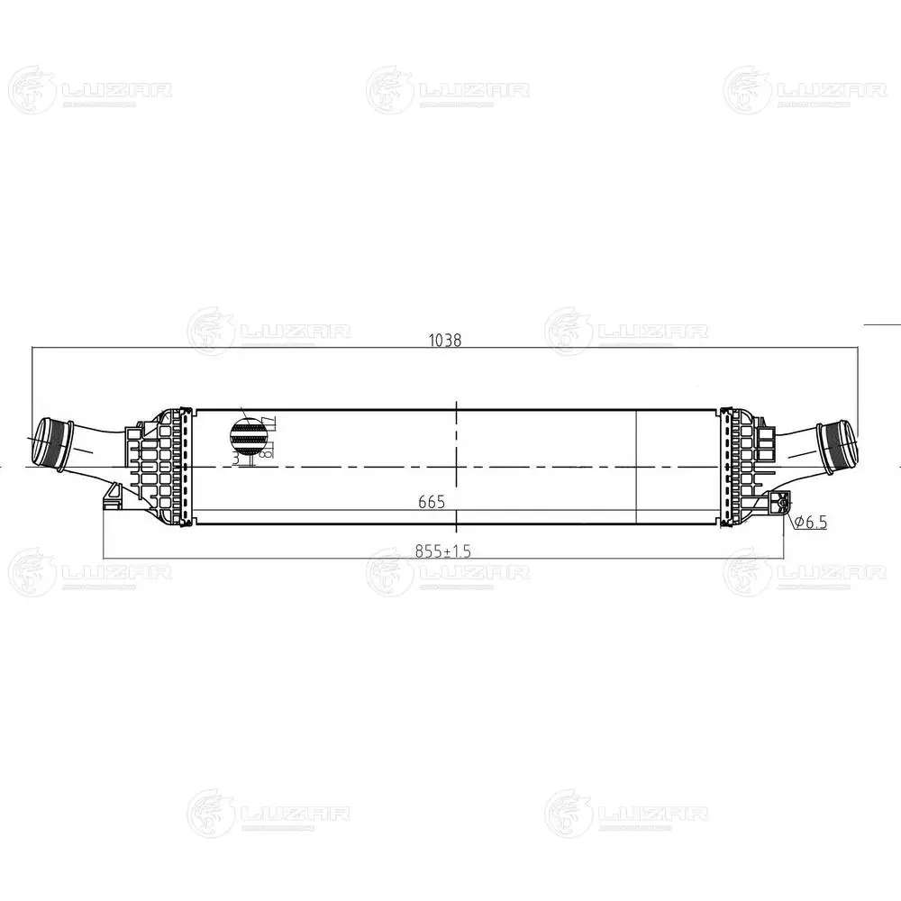 Система охлаждения наддувочного воздуха Luzar LRIC18180 цена, от 79.71 USD