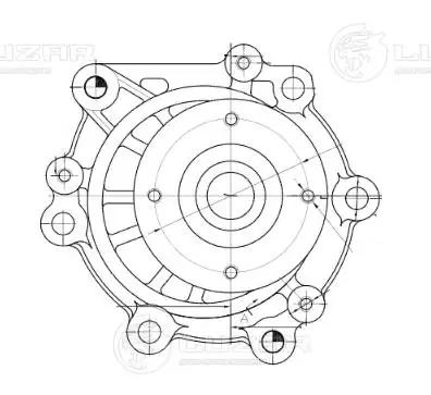 Помпа охлаждения ASR WP350008 цена, от 10.96 USD