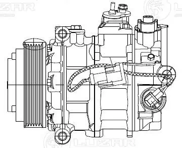Компрессор системы кондиционирования Luzar LCAC10144 цена, от 416.76 USD