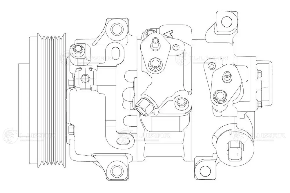 Компрессор системы кондиционирования Luzar LCAC19D4 цена, от 152.20 USD