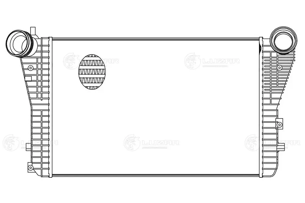 Radiador de intercooler Seat Altea 5P1