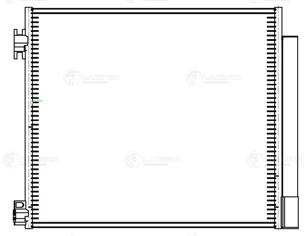 Конденсатор кондиционера Luzar LRAC14EA цена, от 64.68 USD