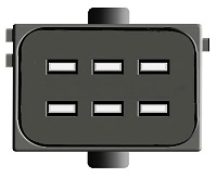 Mecanismo de acionamento de vidro da porta dianteira esquerda Opel Corsa X15