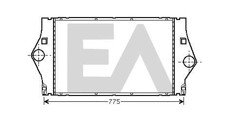 Radiador de intercooler Renault Espace 4 JK0