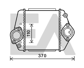 Radiador de intercooler Mazda 6 GH
