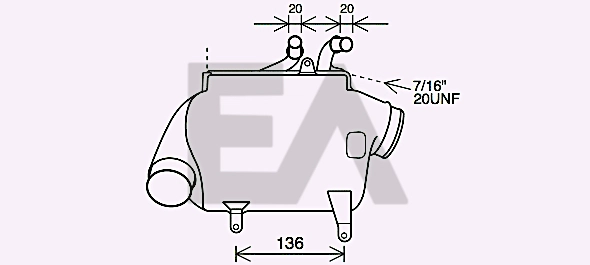 Radiador de intercooler Mercedes S C216
