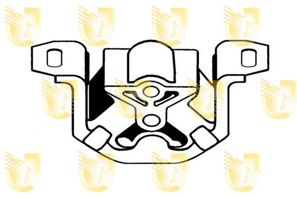 Coxim (suporte) dianteiro de motor Ford Escort 6 GAL