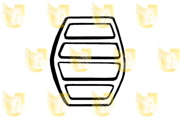 Placa sobreposta de pedal do freio Renault Espace 1 J11