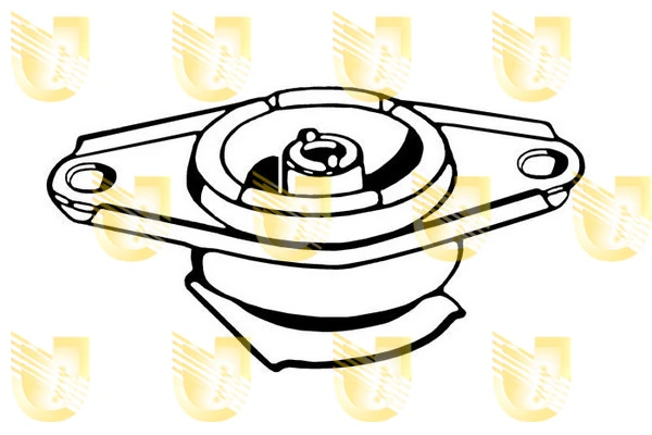 Coxim (suporte) traseiro de motor para Fiat Tipo  160