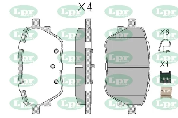 Колодки дисковые  Mercedes A0004205703 цена, от 33.32 USD