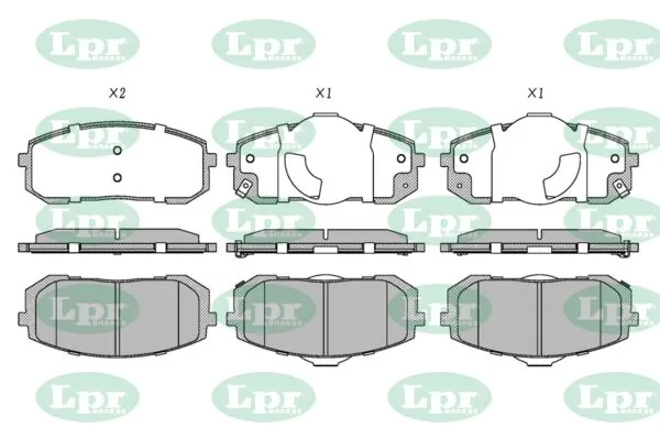 Sapatas do freio dianteiras de disco Hyundai Sonata 8 DN8