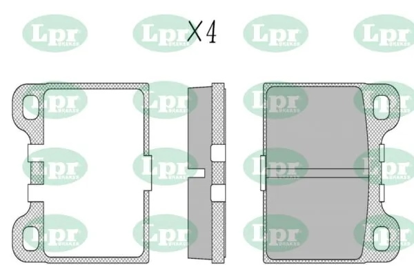 Sapatas do freio dianteiras de disco Alfa Romeo Giulietta 116