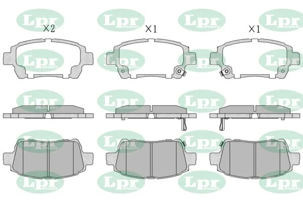 Тормозные колодки LPR 05P1062