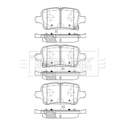 Sapatas do freio traseiras de disco Opel Astra preço, a partir de 26,69 USD