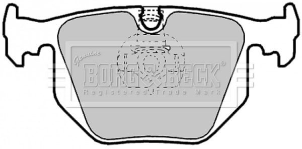 Sapatas do freio traseiras de disco para BMW X5  E53
