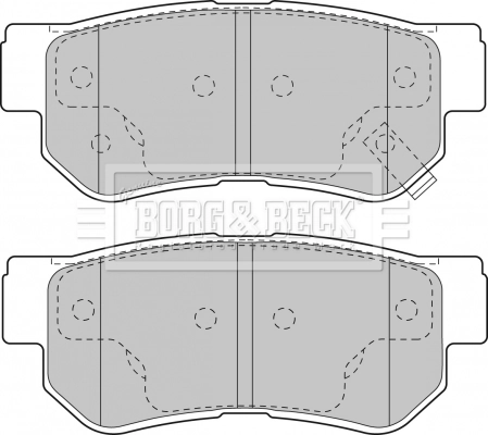 Sapatas do freio traseiras de disco KIA Magentis I sedan (GD) (2001 - 2005) I