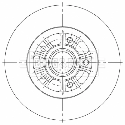 Disco do freio traseiro Renault Trafic III EG