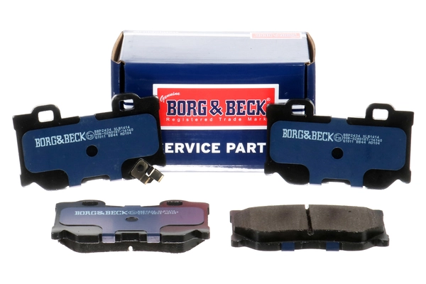 BBP2434 Borg&beck Колодки тормозные дисковые комплект