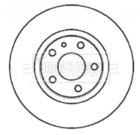  Disco do freio dianteiro Peugeot Expert monovolume (224) (1996 - 2006) 