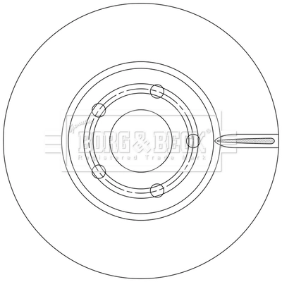 Передний тормозной диск Ford 2208066