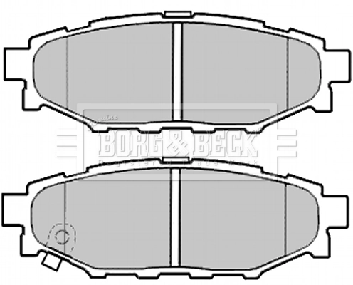 Задние тормозные колодки BF0211S AMP/Paradowscy