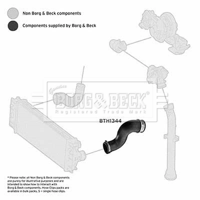 Шланг интеркуллера BSG 60720027