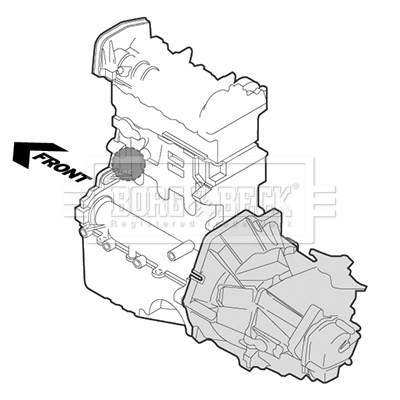 Coxim (suporte) dianteiro de motor para Renault 18  134