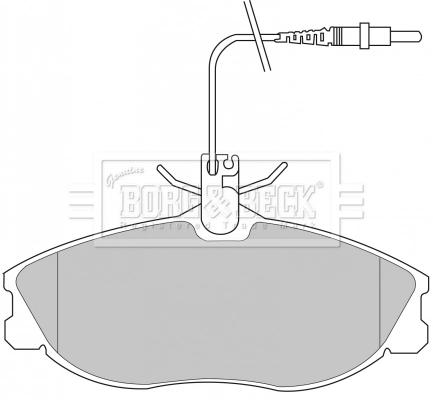 Sapatas do freio dianteiras de disco para Peugeot 406  8B
