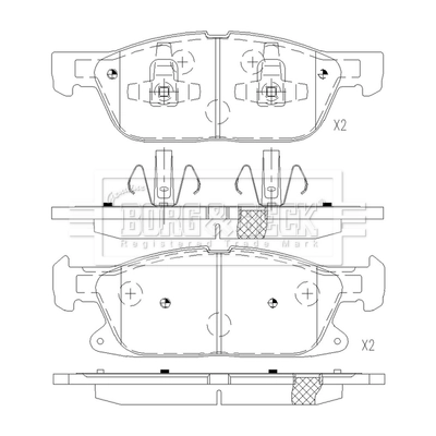 Купить 162180 Power Stop Колодки тормозные