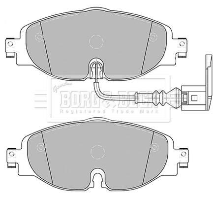 Compre Sapatas do freio dianteiras de disco Volkswagen Tiguan 1