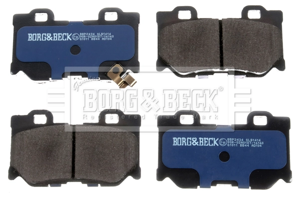 Колодки дисковые  Borg&beck BBP2434 цена, от 30.54 USD