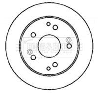  Disco do freio traseiro Renault 21 сaixa (S48) (1986 - 1994) 