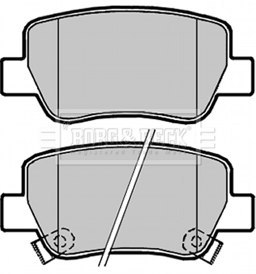 Compre Sapatas do freio traseiras de disco Toyota Avensis 3