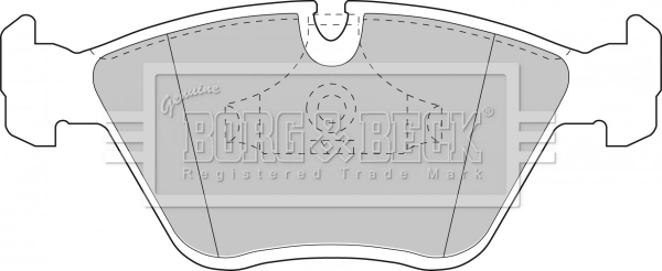  Sapatas do freio dianteiras de disco BMW 5 sedan (E34) (1987 - 1995) 