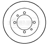 Disco do freio traseiro para Hyundai Sonata II 