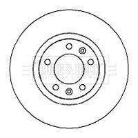 Compre Disco do freio dianteiro Peugeot 407 