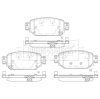Колодки дисковые  Power Stop 162042 цена, от 27.03 USD