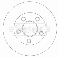  Disco do freio traseiro Nissan Primastar сaixa (X83) (2002 - 2026) 