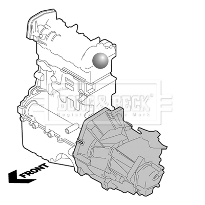 010733 Magneti Marelli Подушка (опора) двигателя, левая