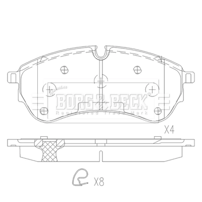 Колодки Kavo Parts KBP10092 цена, от 41.99 USD