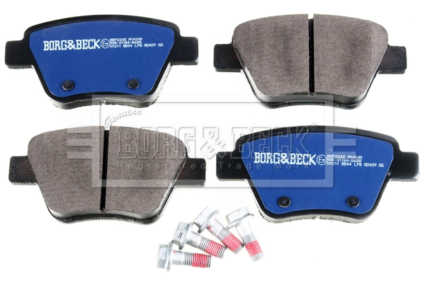 Колодки дисковые  Borg&beck BBP2242 цена, от 18.28 USD