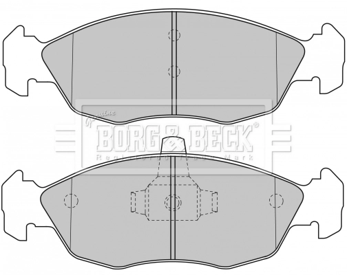 Sapatas do freio dianteiras de disco Peugeot/Citroen 425142