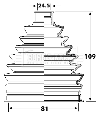 Semieixo (acionador) dianteiro esquerdo Mazda 3  BK12