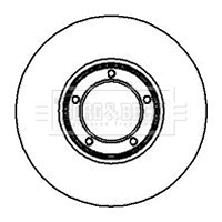 Disco do freio dianteiro Ford Transit 4 T