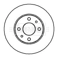  Disco do freio traseiro Alfa Romeo 146 hatchback (930) (1994 - 2001) 