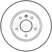  Disco do freio dianteiro Chevrolet Captiva I SUV (C100) (2006 - 2010) I