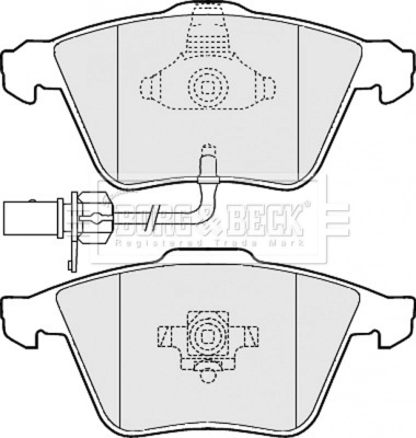 Передние тормозные колодки BPF115C ADG