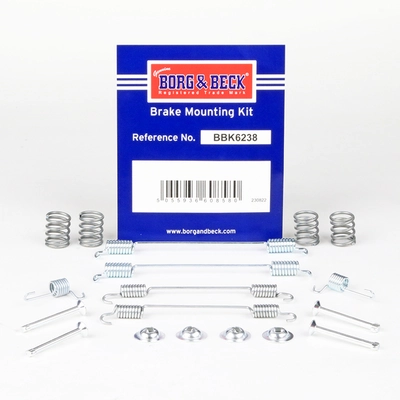 BBK6238 Borg&beck Комплект монтажный задних барабанных колодок