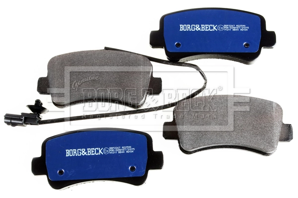 Колодки дисковые  Borg&beck BBP2267 цена, от 25.65 USD